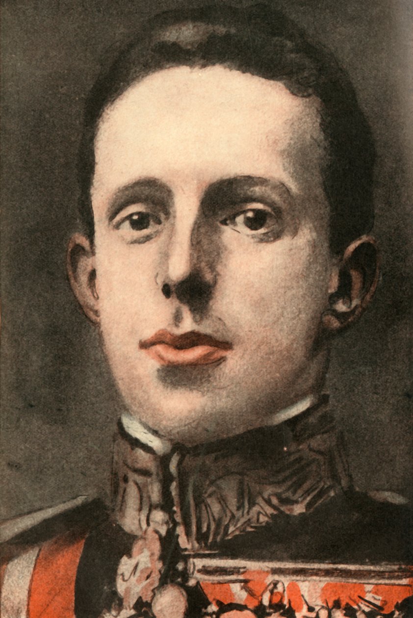 Alfonso XIII., İspanya Kralı, 1910. by Joseph Simpson