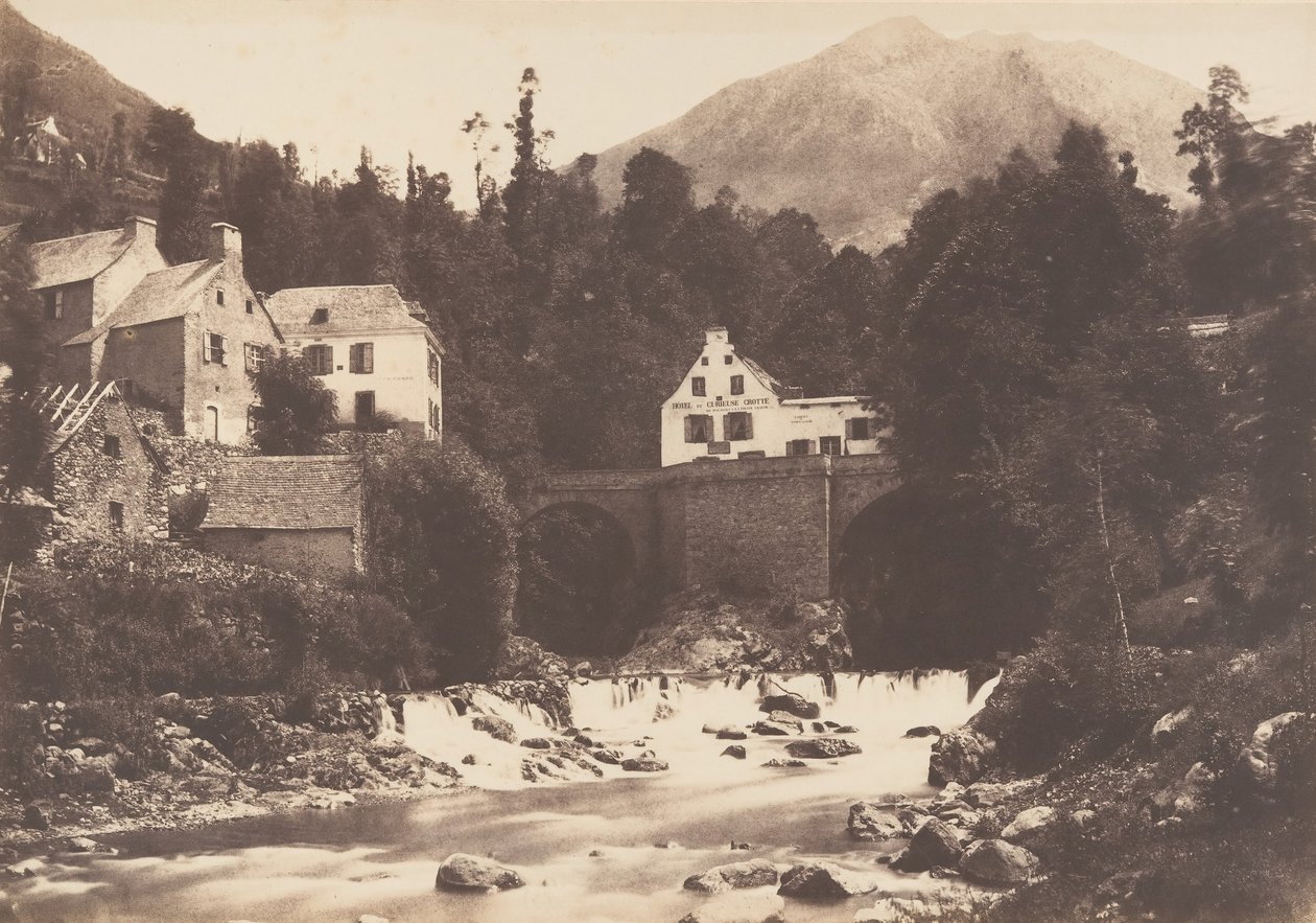 Gèdres Köyü, Gavarnie Yolu, 1853. by Joseph Vigier