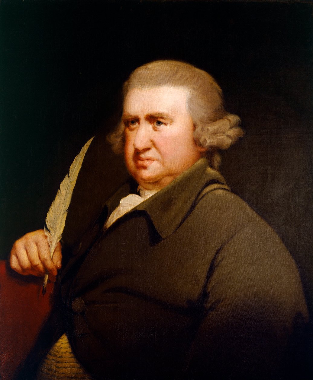 Erasmus Darwin (tuval üzerine yağlıboya) by Joseph Wright of Derby