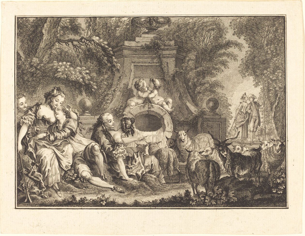 Ülke Zevkleri by Joseph de Longueil after Charles Eisen