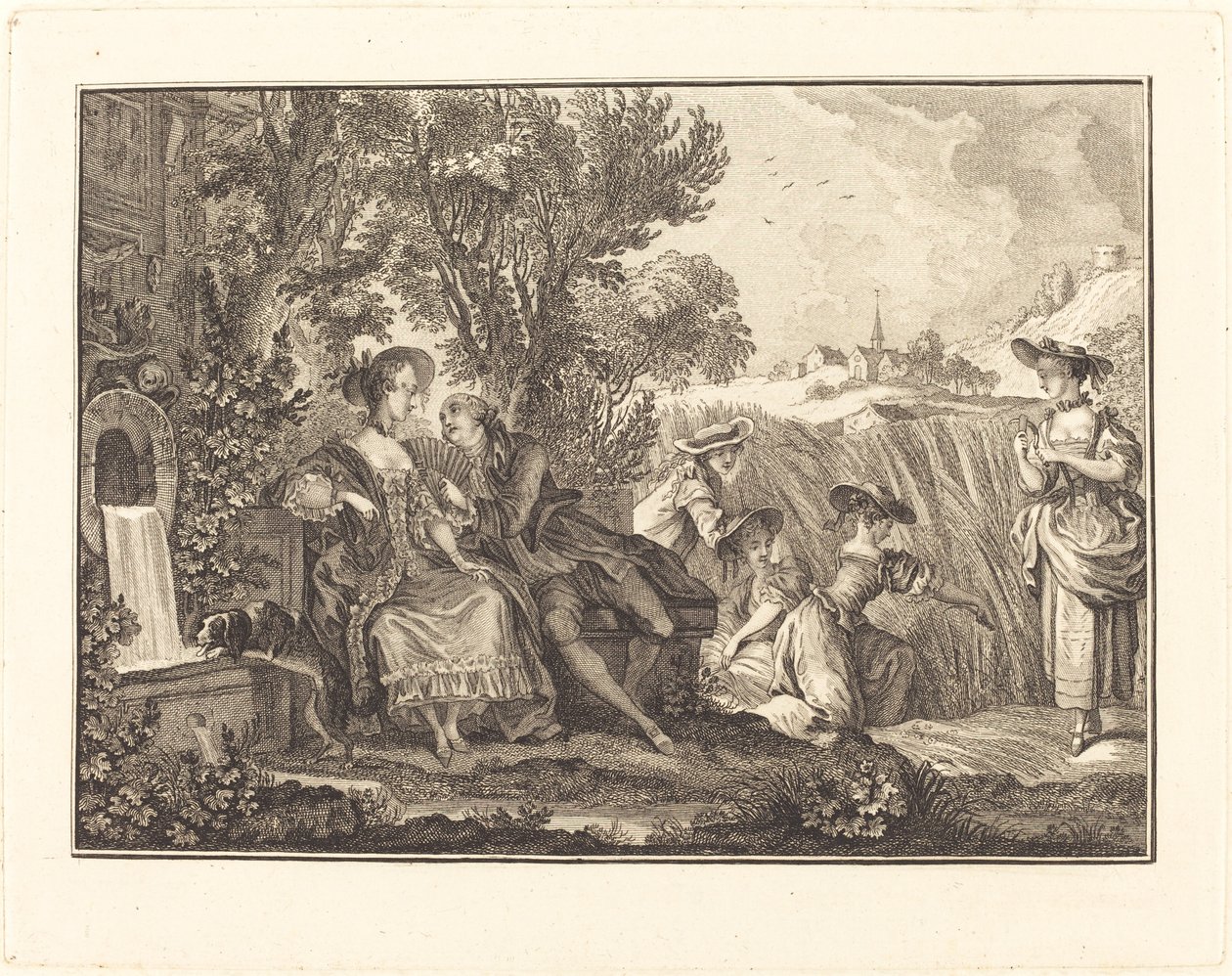 yaz by Joseph de Longueil after Charles Eisen