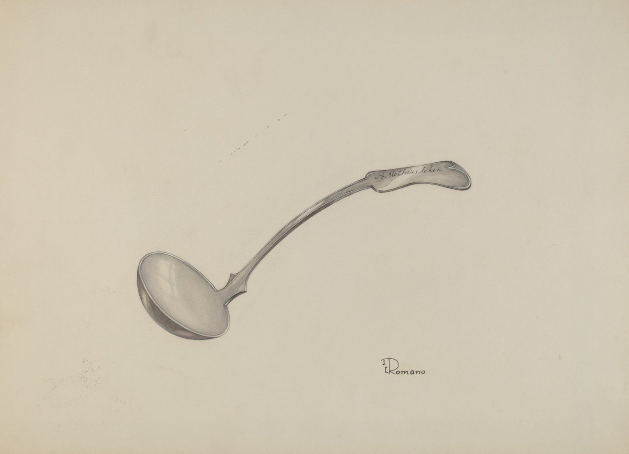 Kremalı Kepçe, c. 1937. by Josephine C. Romano