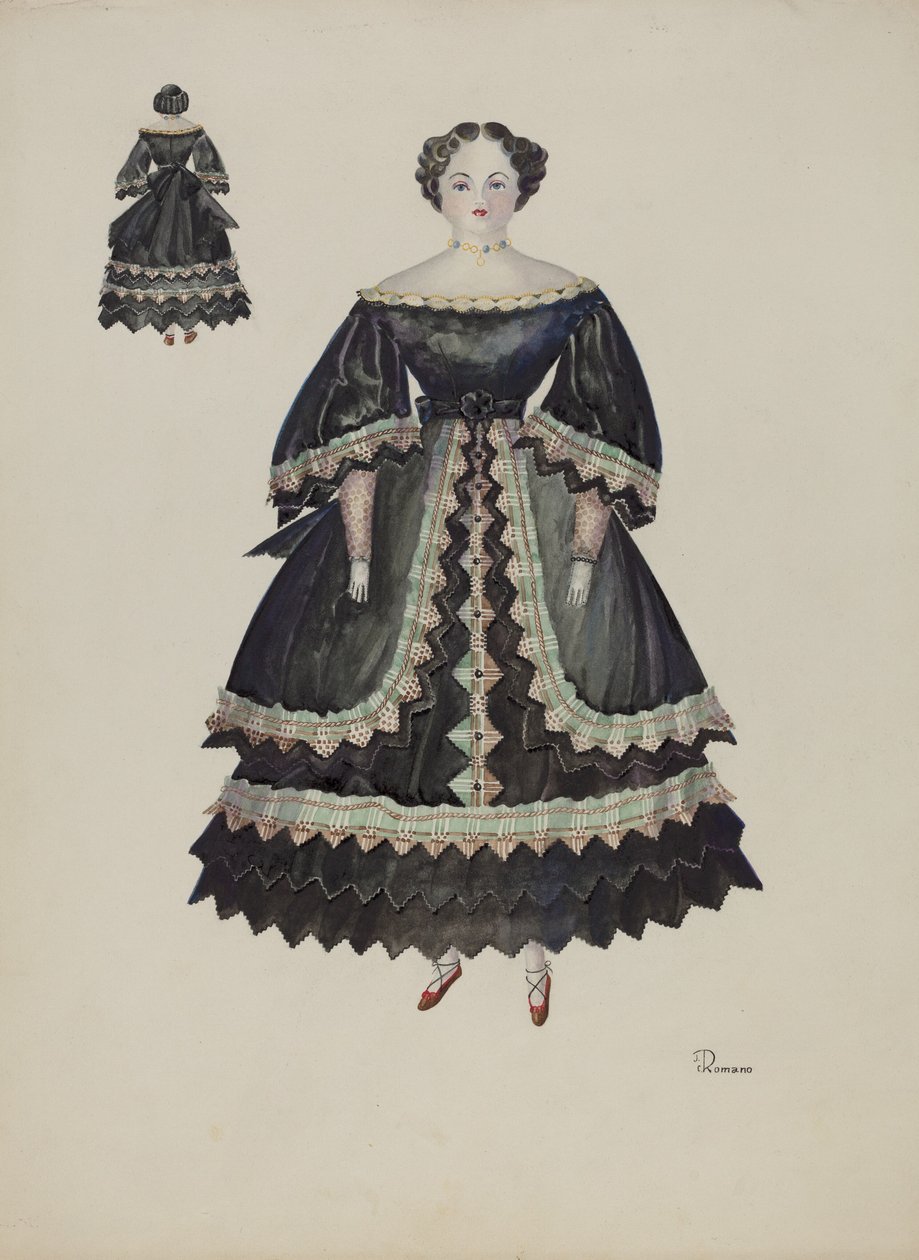 Oyuncak Bebek - Minerva Pratt, c. 1937. by Josephine C. Romano
