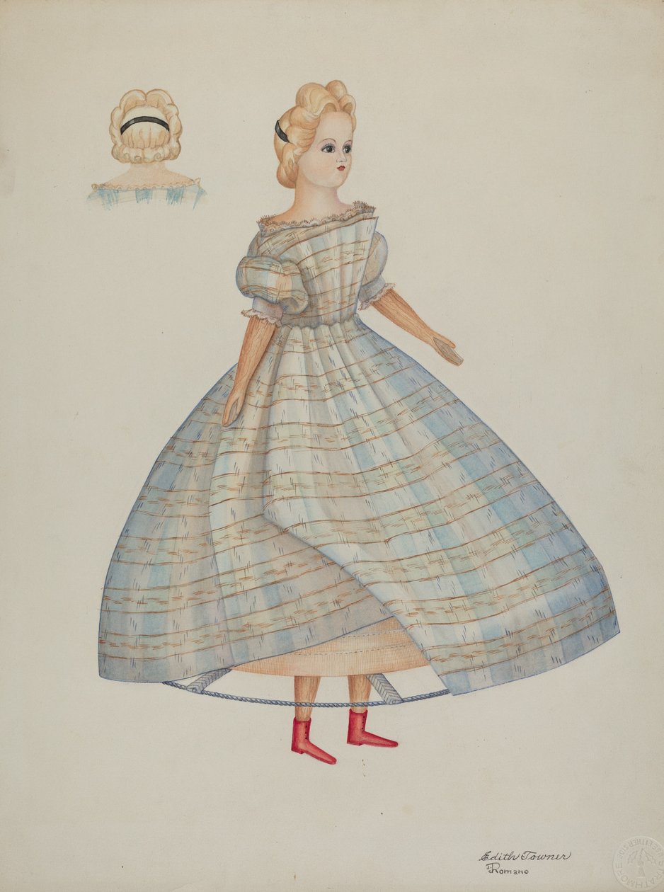 Oyuncak Bebek - Nellie Bates, c. 1937 by Josephine C. Romano