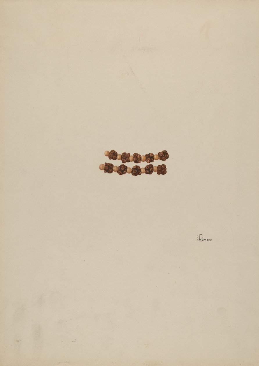 Tespih Boncukları, c. 1940. by Josephine C. Romano