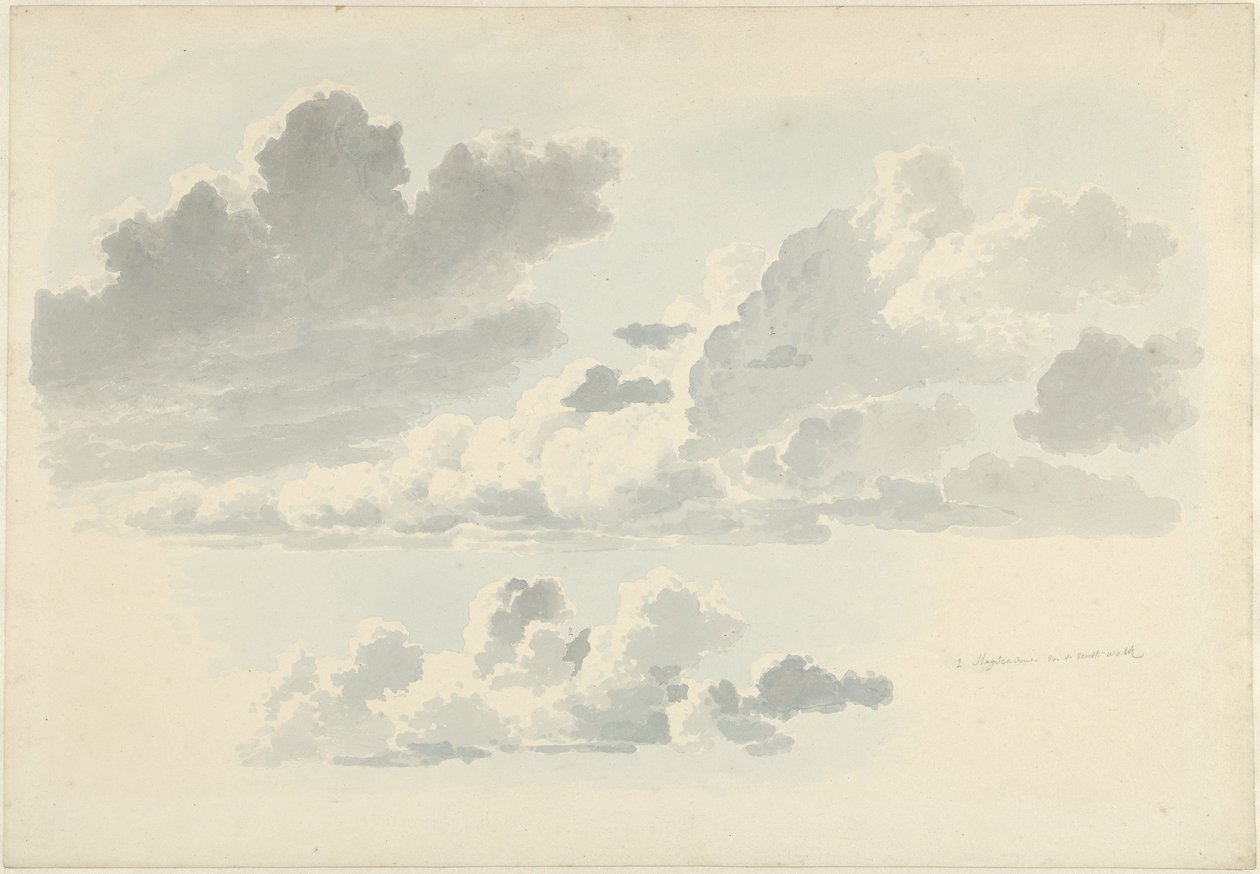 Bulut çalışmaları by Josephus Augustus Knip
