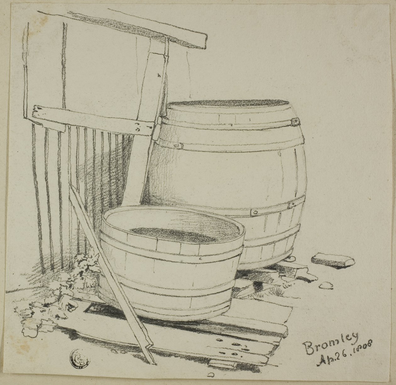Lavabo ve Varil by Joshua Cristall