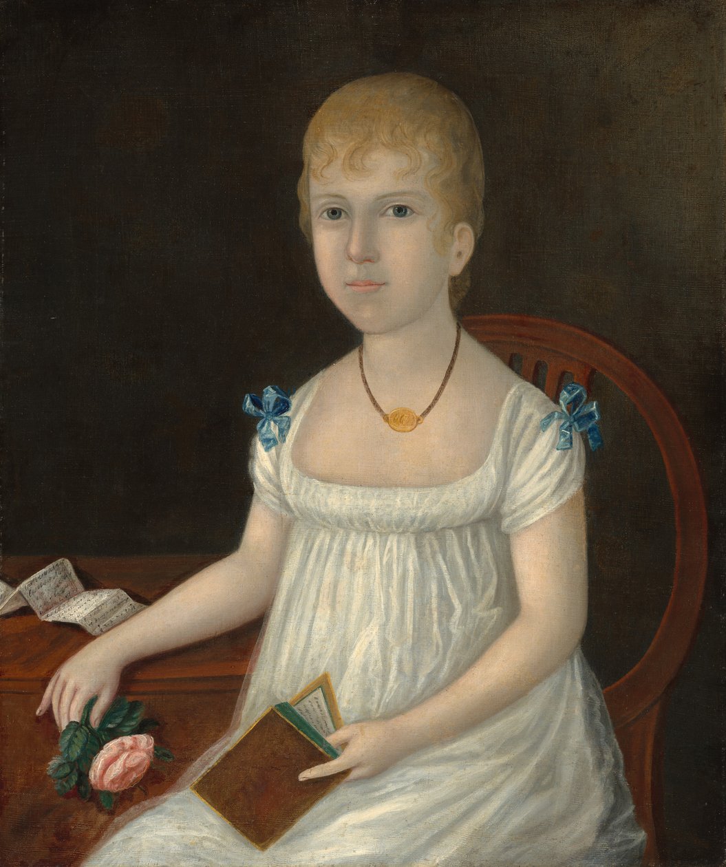 Adelina Morton, c. 1810. by Joshua Johnson