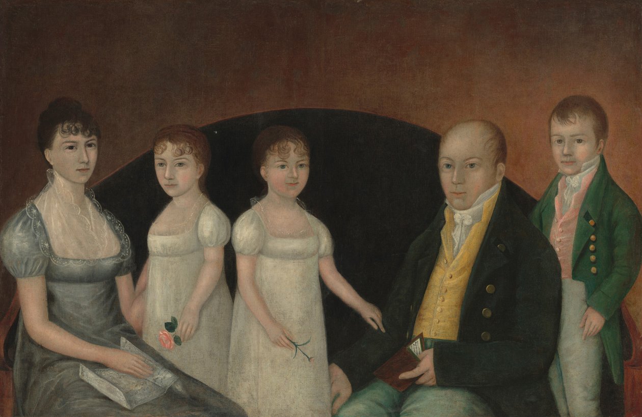 Aile Grubu, c. 1800. by Joshua Johnson