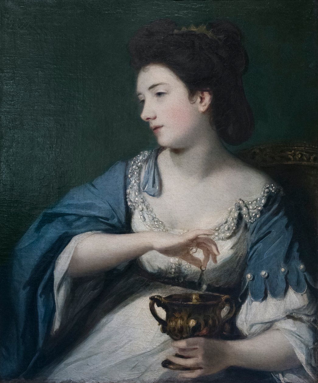 Kitty Fisher Kleopatra olarak by Joshua Reynolds