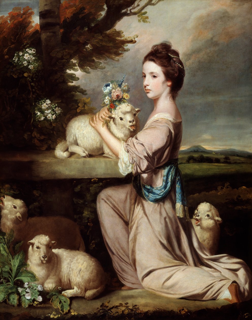 Leydi Mary Leslie by Joshua Reynolds