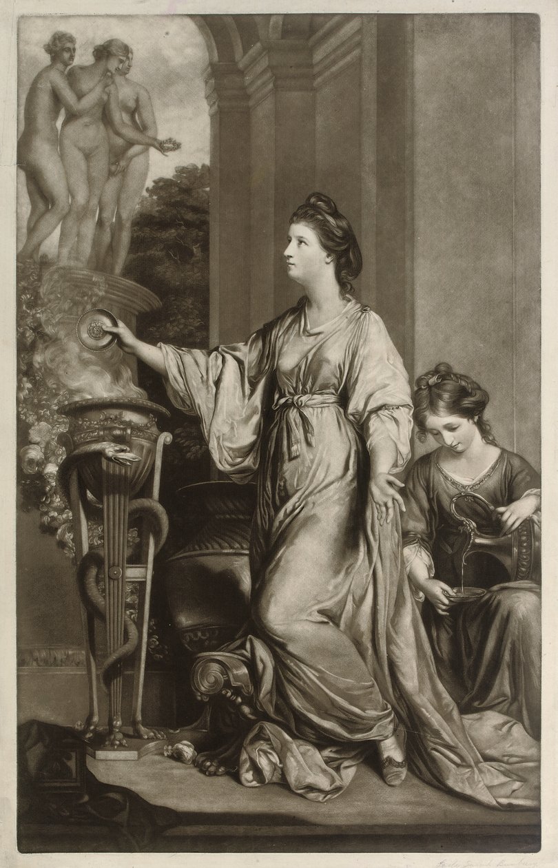 Leydi Sarah Bunbury, by Joshua Reynolds