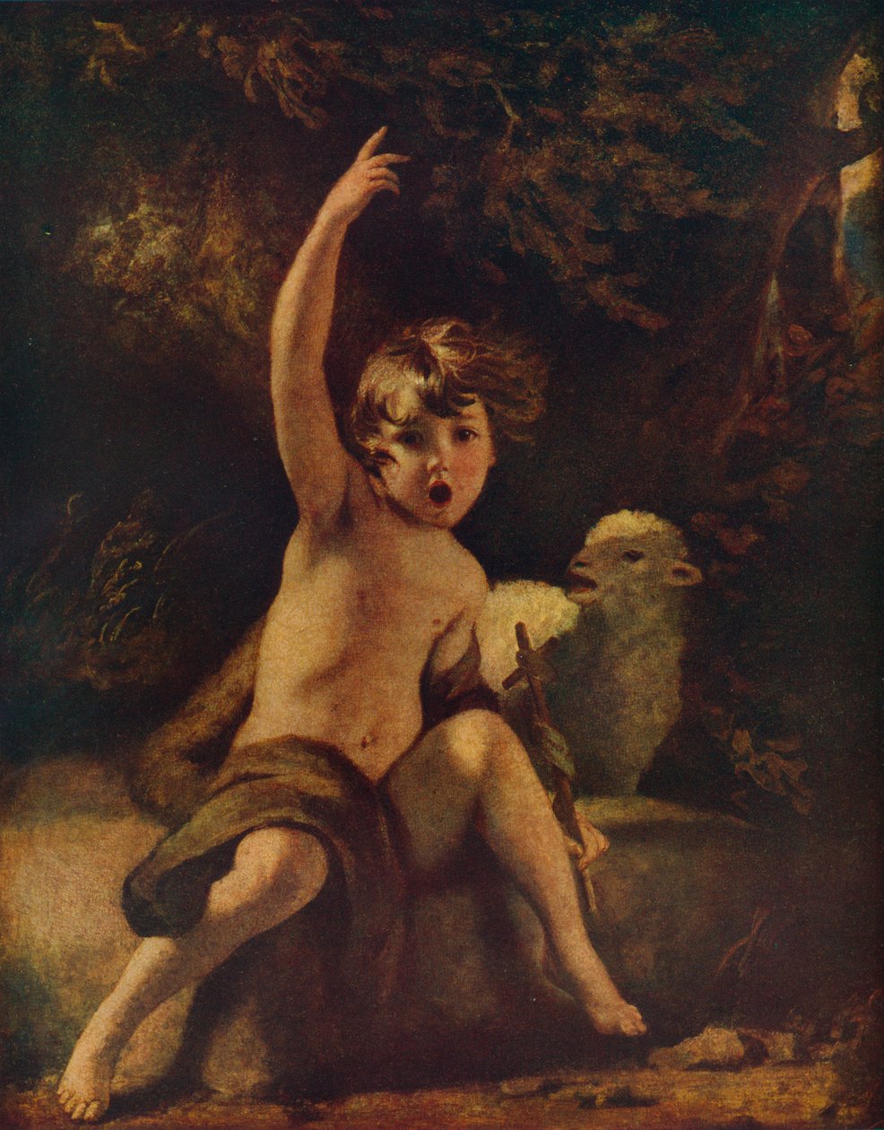 Vahşi Doğada Aziz John, c1776 by Joshua Reynolds
