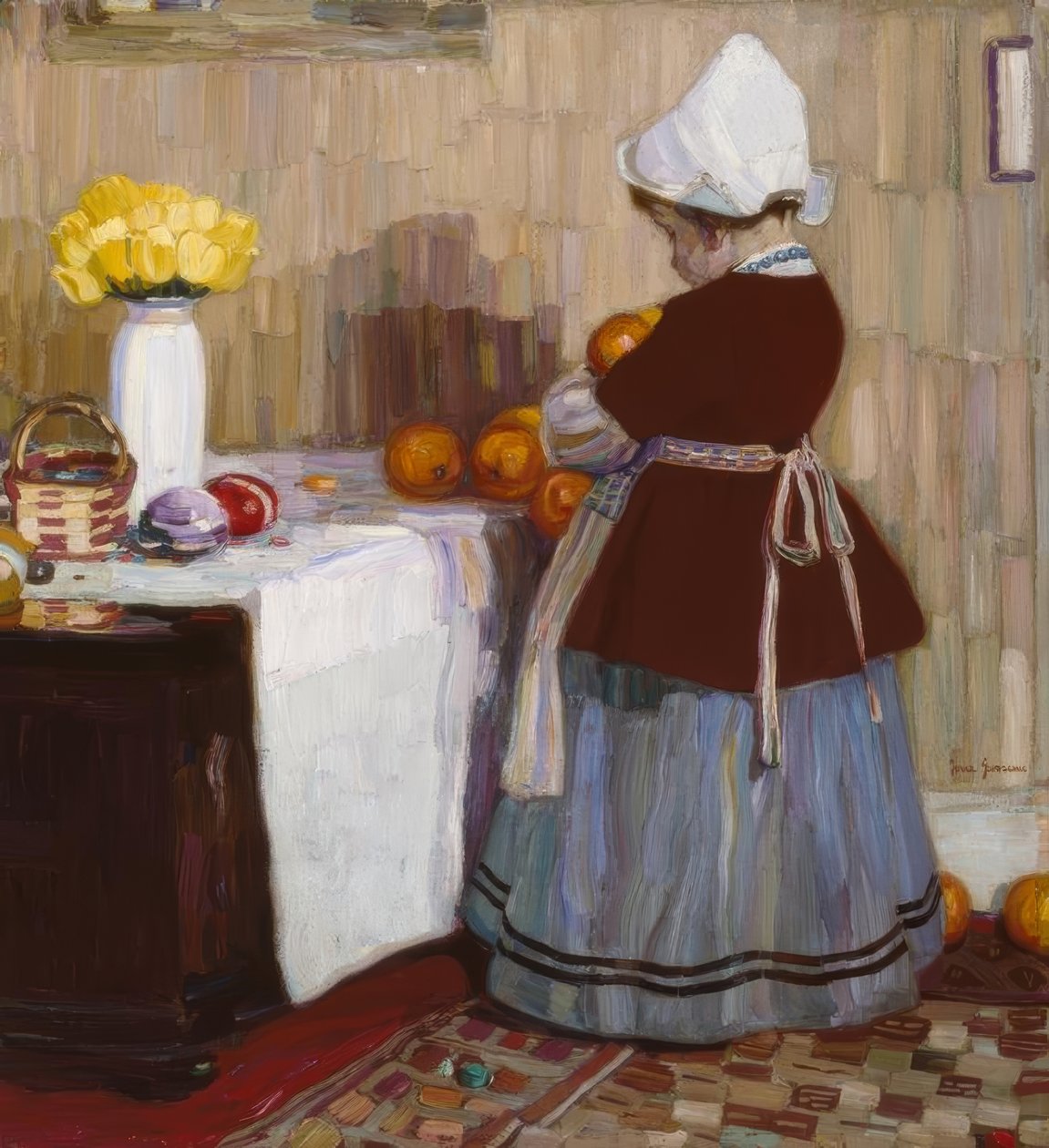 J.Goossens, Küçük Hollandalı Kadın by Josse Goossens