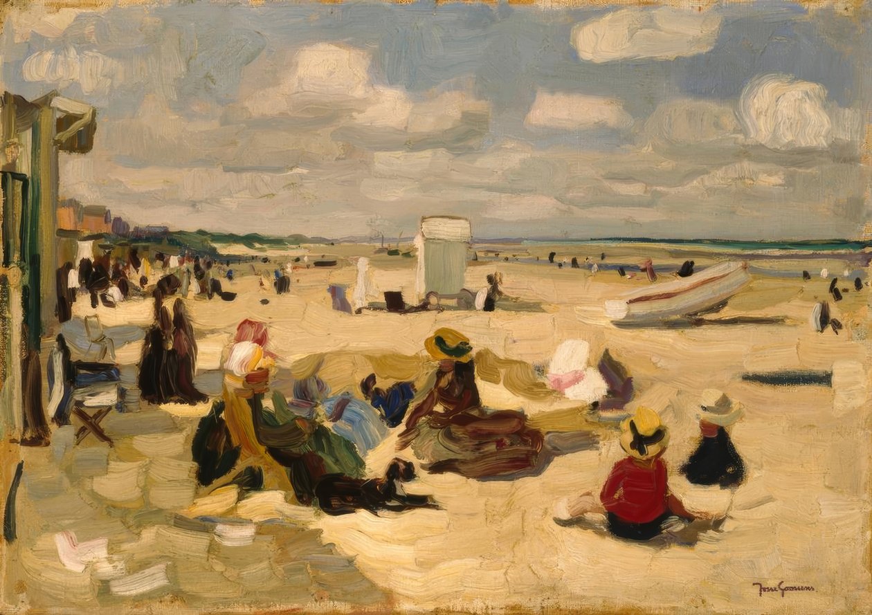 J.Goossens, La Panne plajı by Josse Goossens