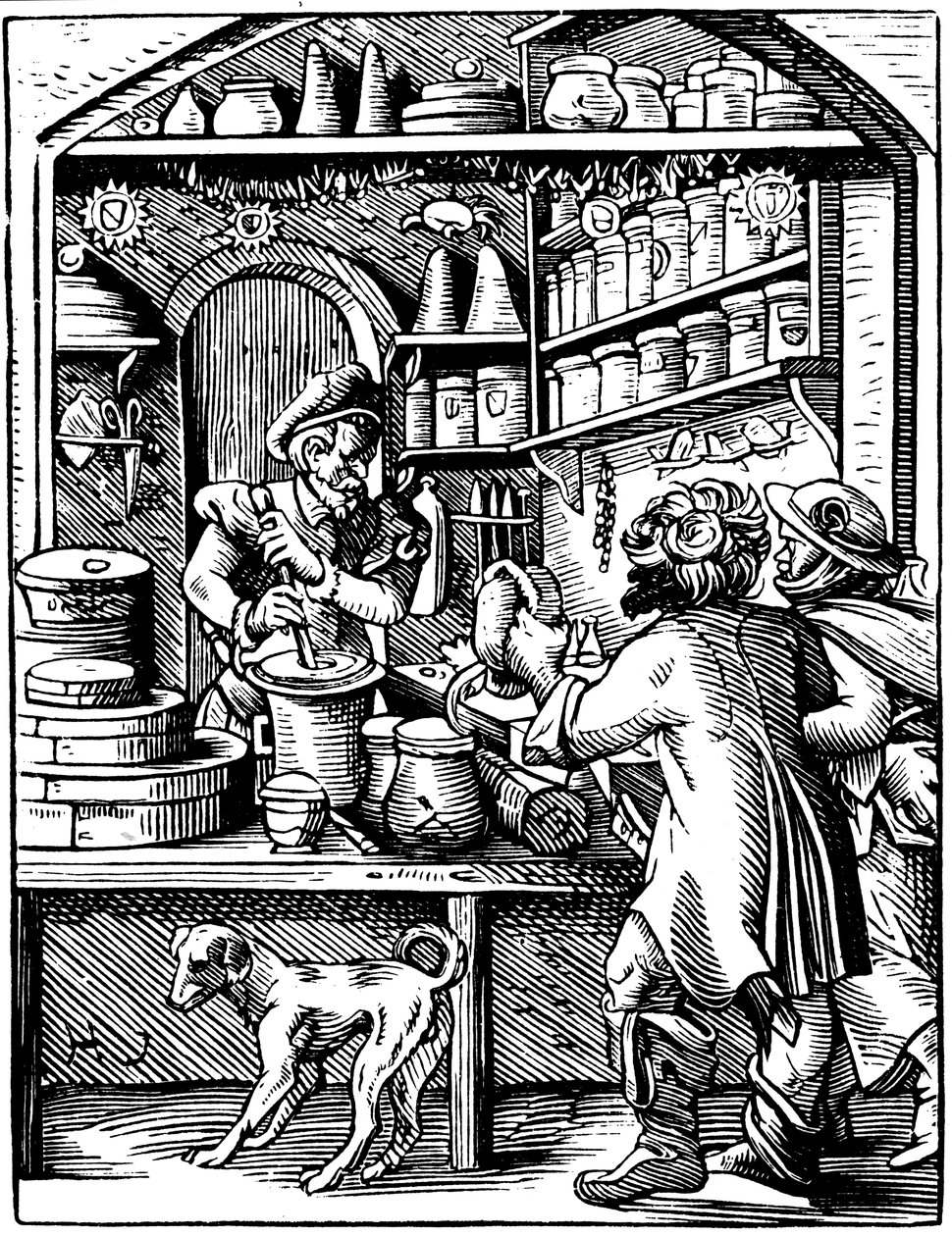 Eczacılar Dükkanı, 1568 by Jost Amman