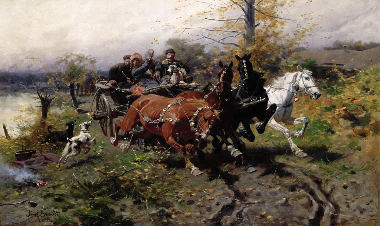 Hız Arabası, c.1900 by Jozef Brandt
