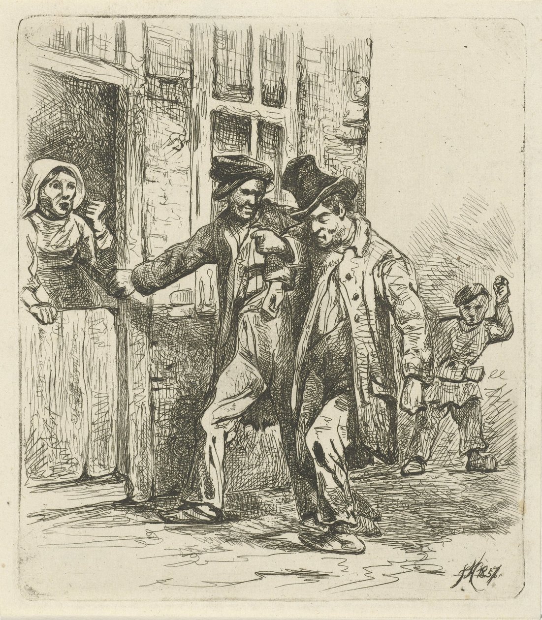 iki sarhoş by Jozef Hoevenaar