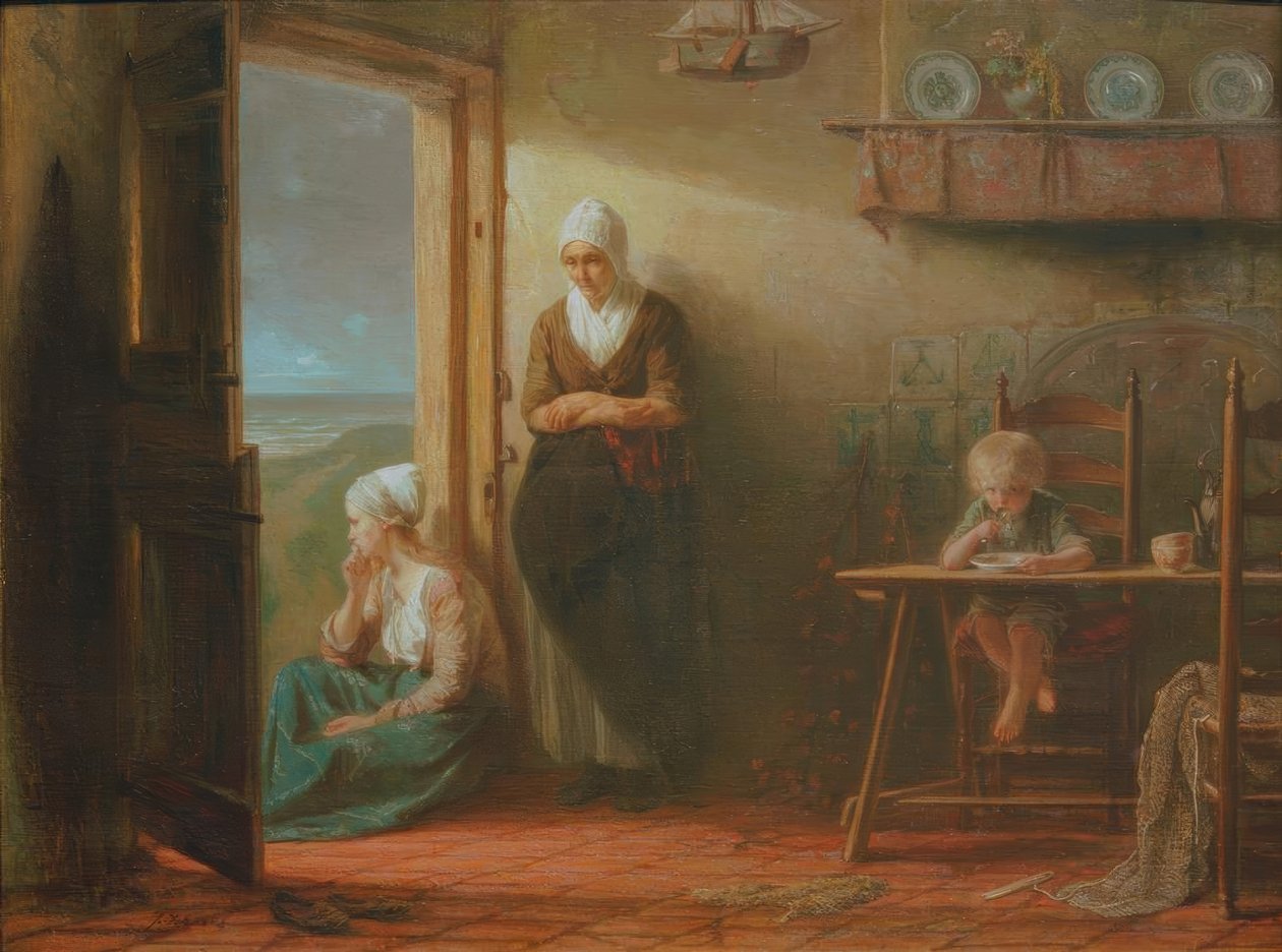 Fırtına sonrası by Jozef Israëls