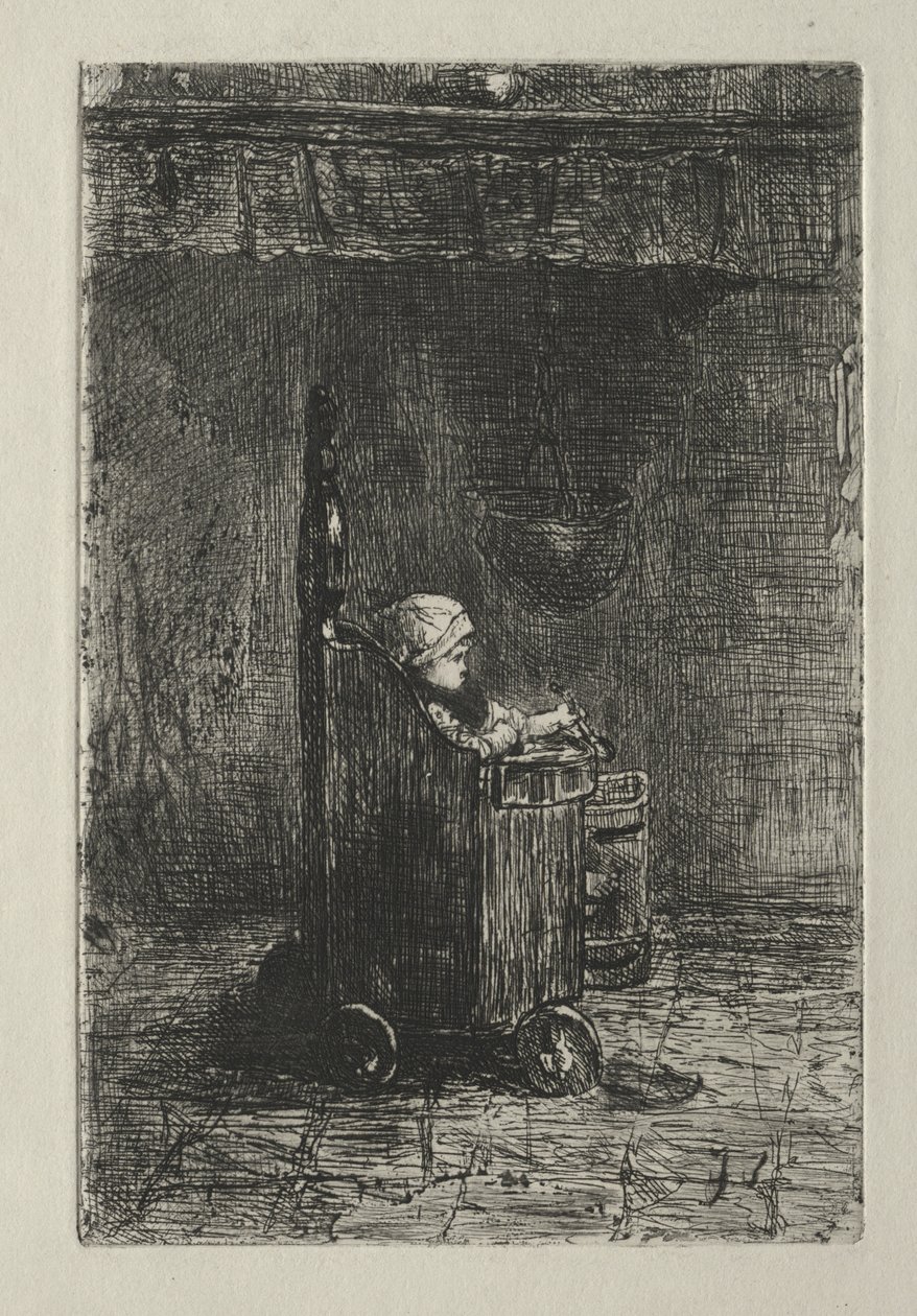 Bebek Koltuğunda by Jozef Israëls