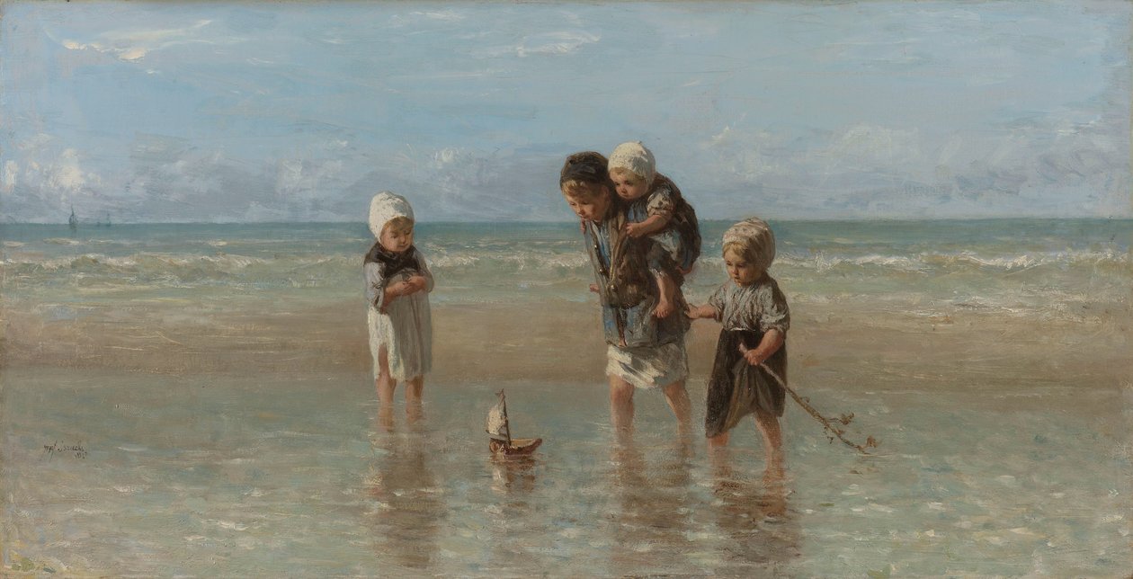 Denizin Çocukları by Jozef Israëls