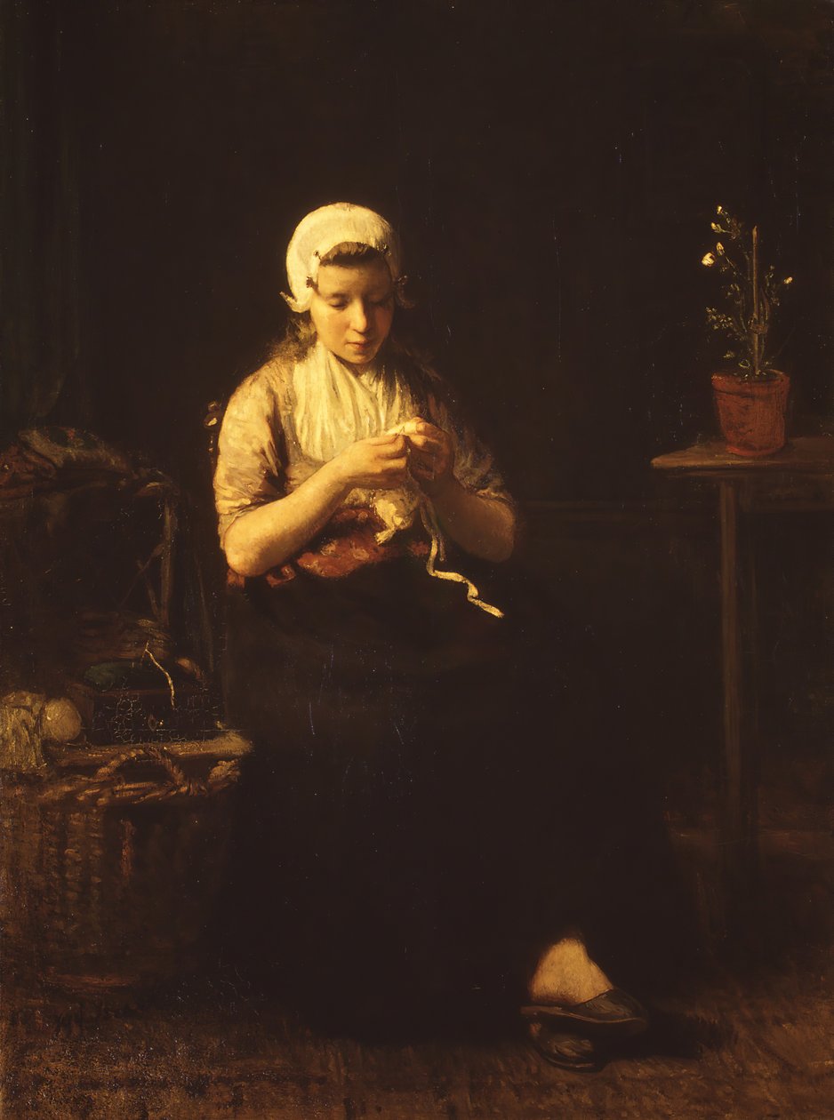 Beklenti. by Jozef Israëls