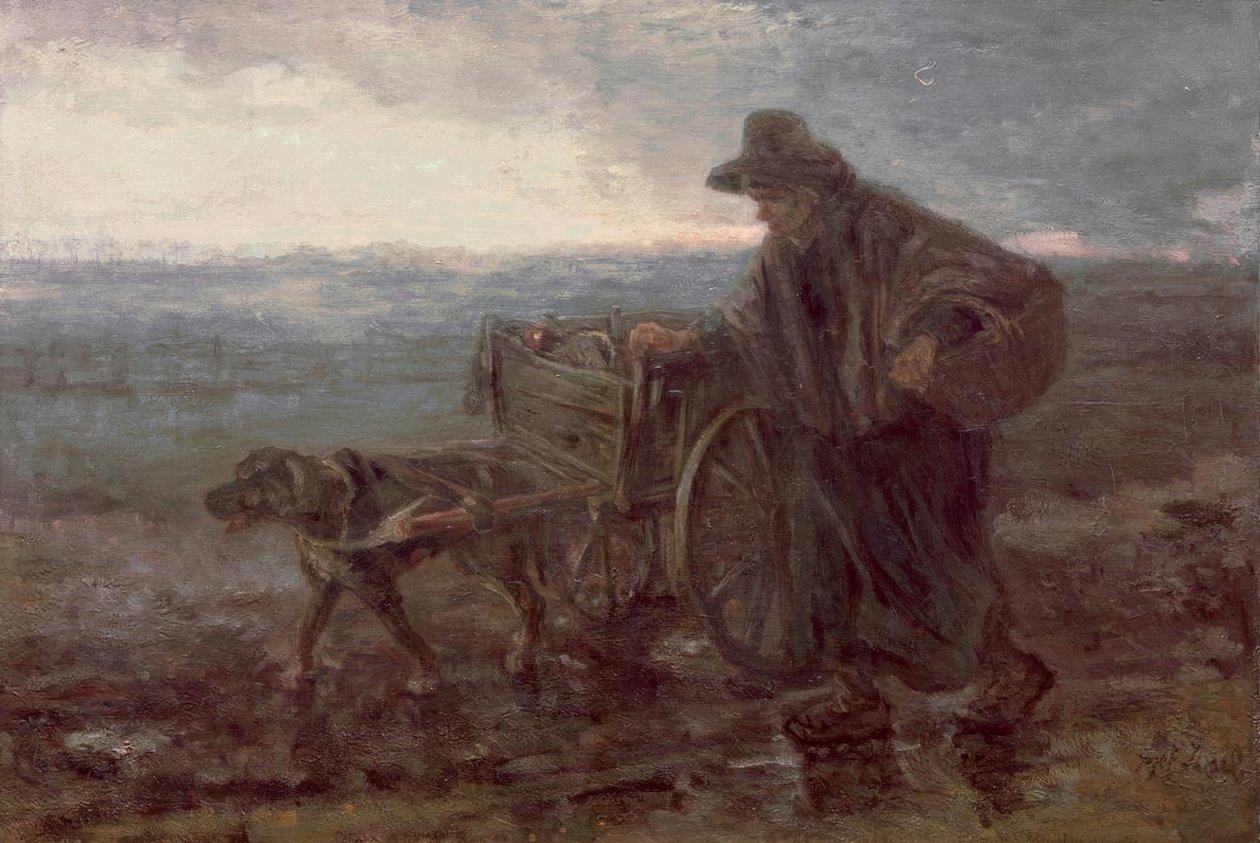 Köy Yolları ve Tarlalarında by Jozef Israëls