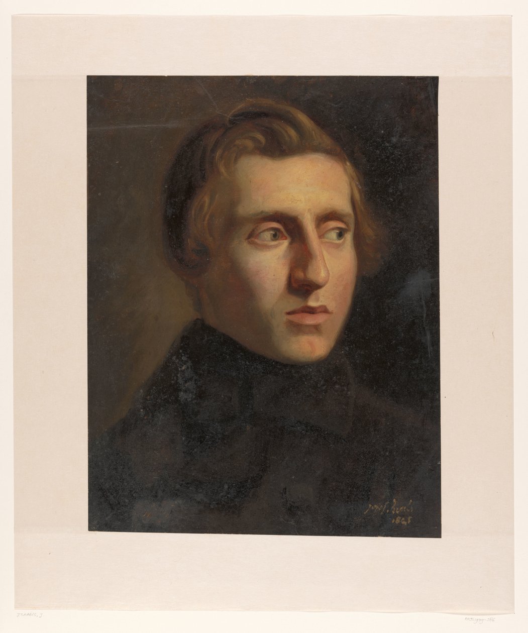 genç bir adam portresi by Jozef Israëls