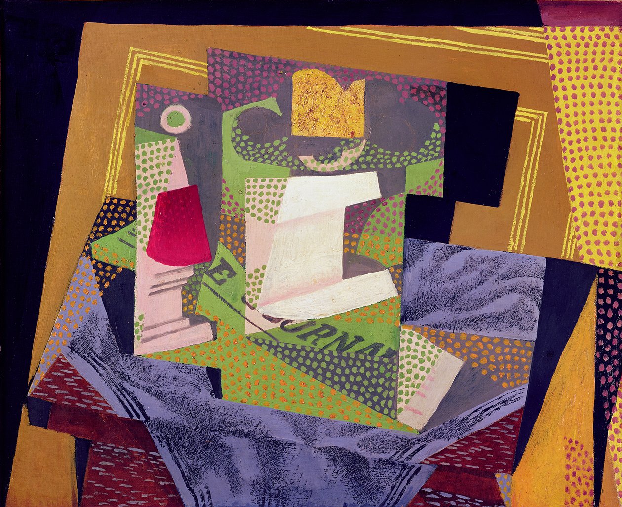 Masada Kompozisyon, 1916 by Juan Gris