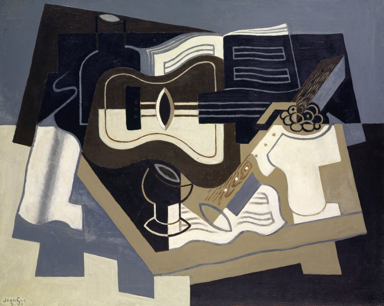 Gitar ve Klarnet, 1920 by Juan Gris