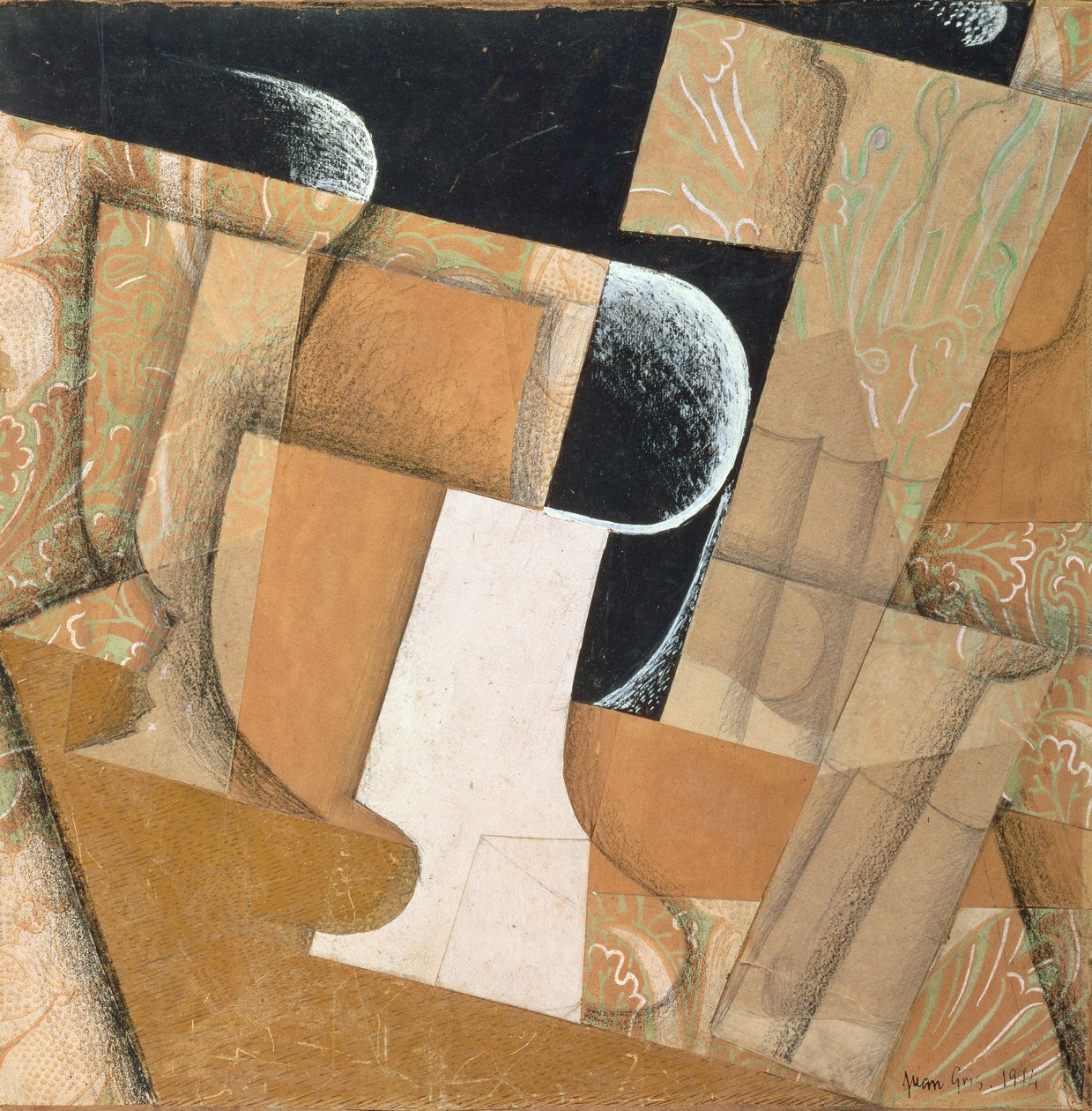 Cam (kağıt üzerine kolaj, guaj ve kurşun kalem) by Juan Gris