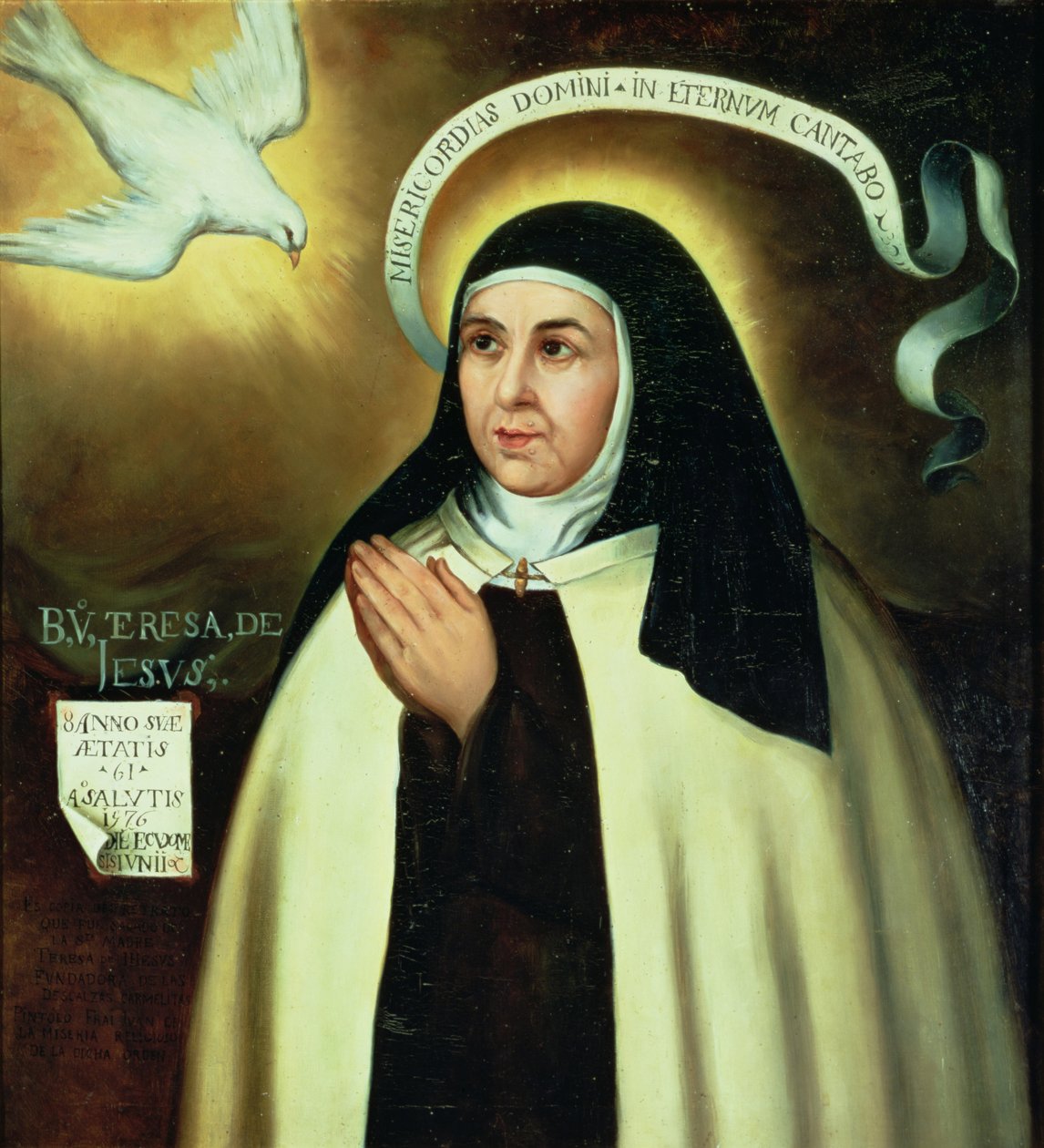 Avilalı Aziz Teresa (1515-82) 1570 by Juan de la Miseria