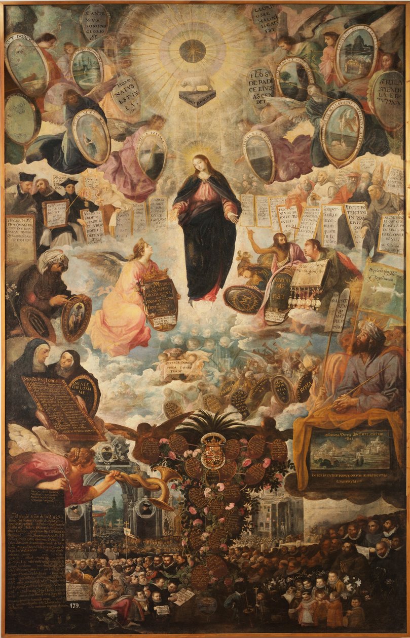 Lekesiz Bakire Alegorisi by Juan de las Roelas  