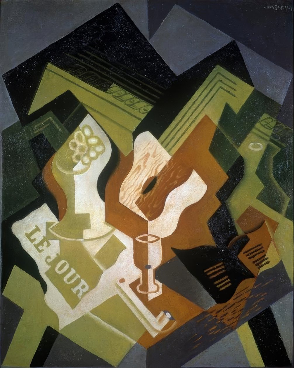Guitare et Compotier by Juan Gris