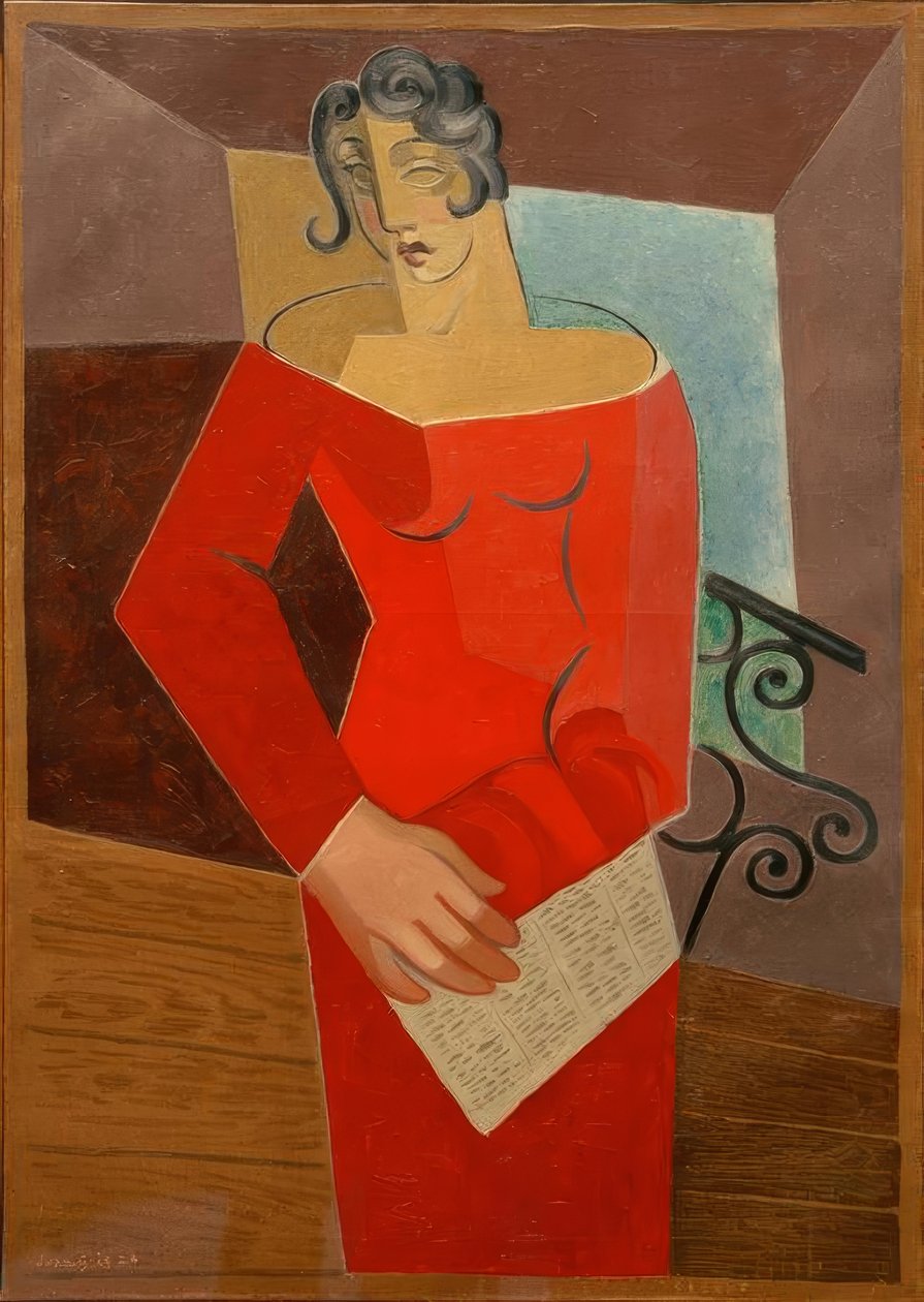 La chanteuse by Juan Gris