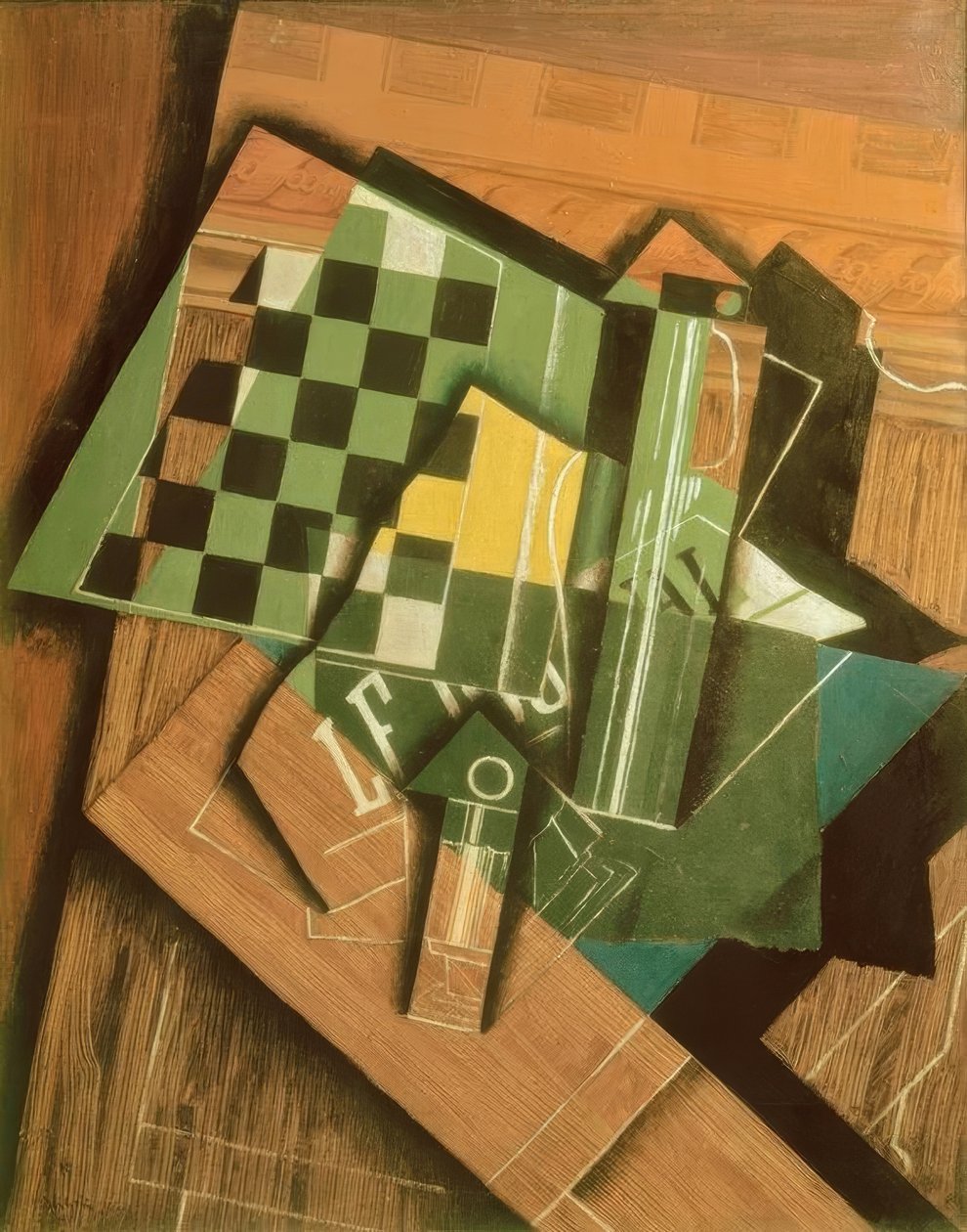 dama tahtası by Juan Gris