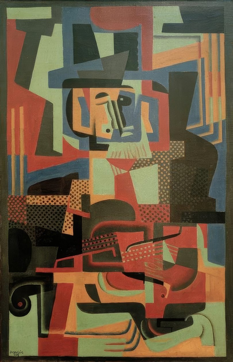 keman olan adam by Juan Gris
