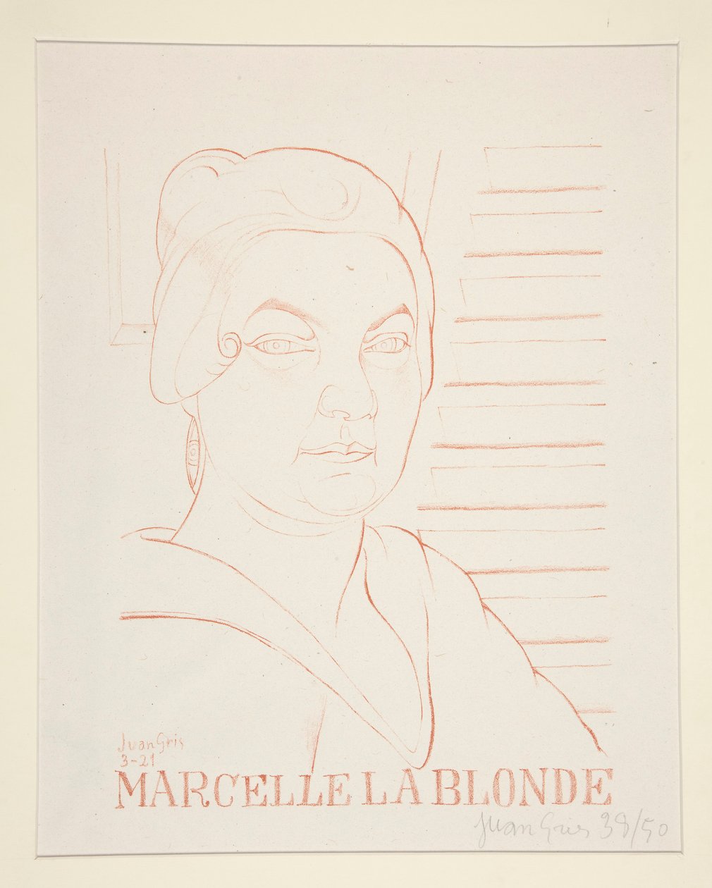 Marcelle La Blonde by Juan Gris