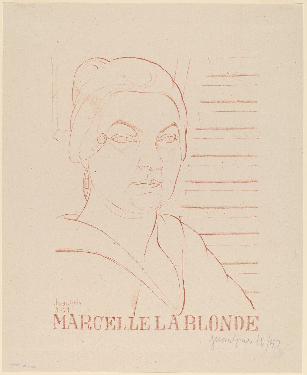 Sarışın Marcelle by Juan Gris