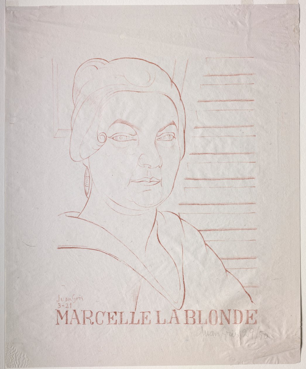 Sarışın Marcelle by Juan Gris