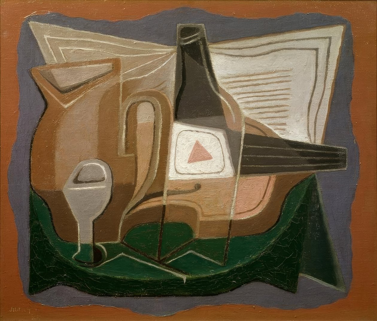 Samson ógnar tengdaföður sínum by Juan Gris