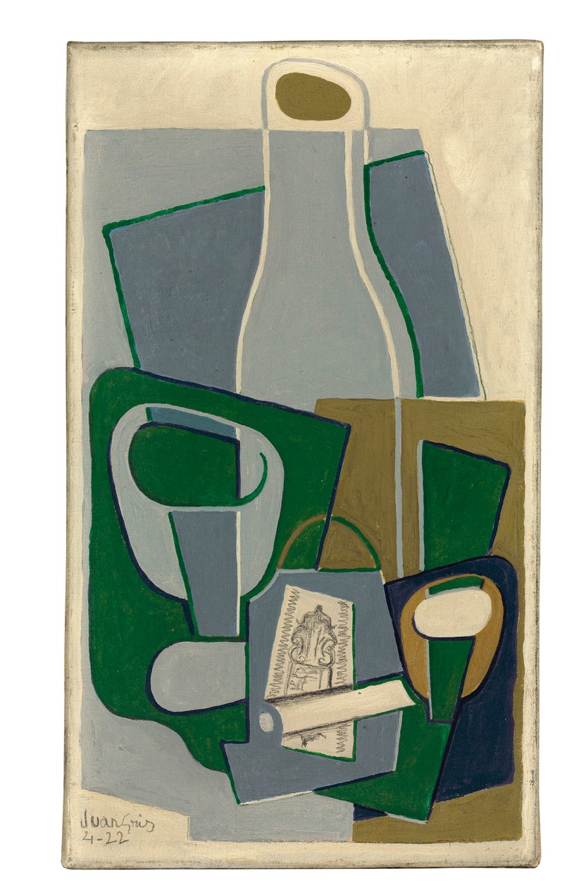Tütün Borusu ve Paketi, 1922 by Juan Gris