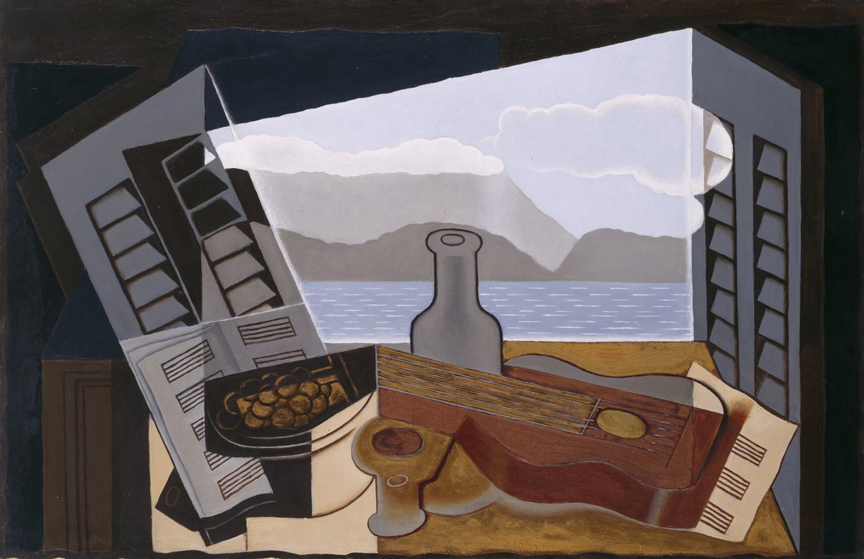 Açık Pencere, 1921 by Juan Gris