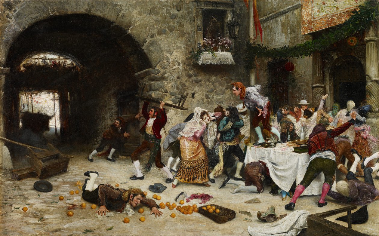 Kesintili Bir Ziyafet by Juan José Gárate y Clavero