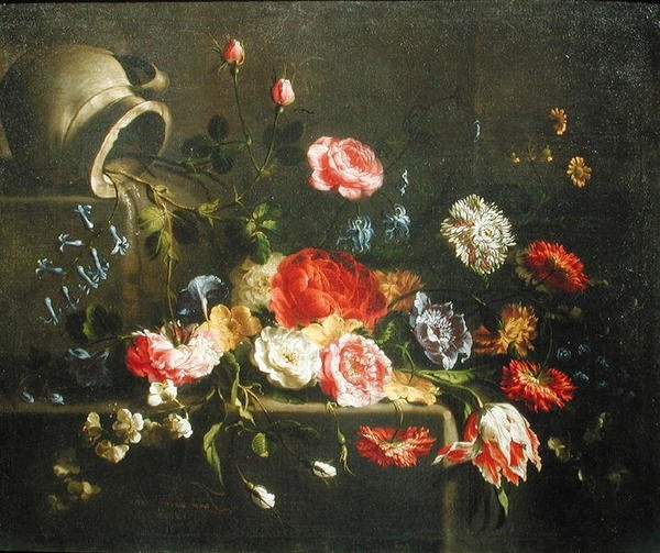 ಹೂಗಳು ಪಿಚರ್‌ನಿಂದ ಬಿದ್ದವು, 1665 ಟರ್ಕ್ by Juan de Arellano