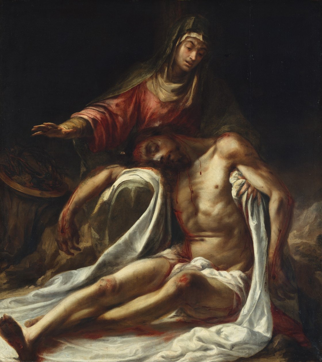 Pieta, ca. 1657-60. by Juan de Valdes Leal