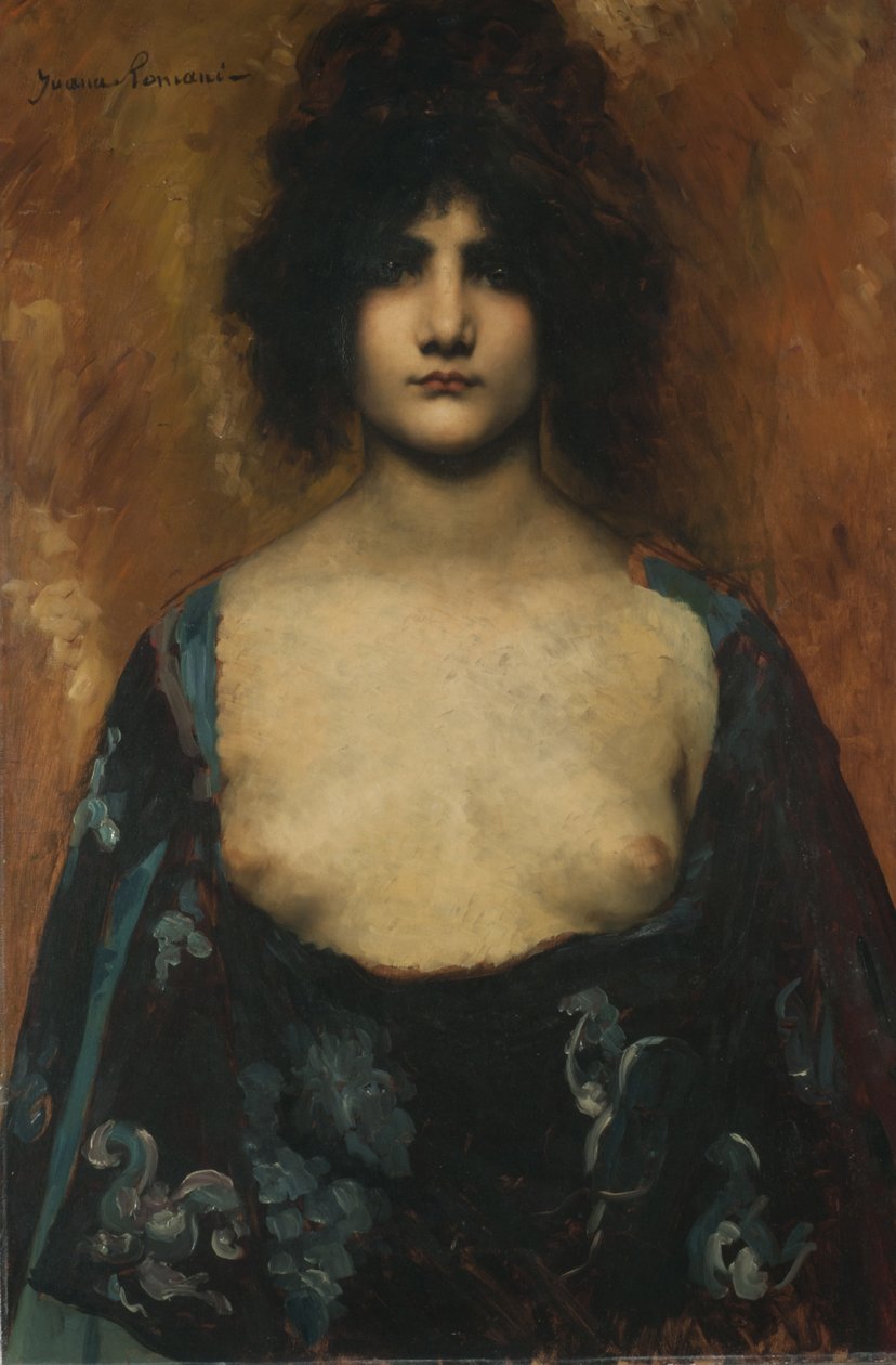 Doğulu Kız, yaklaşık 1890-1895. by Juana Romani