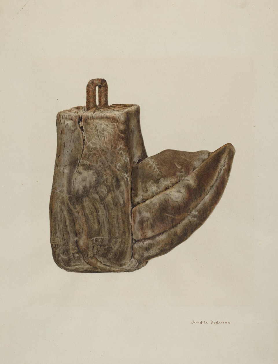 Ahşap Üzengi, c. 1941. by Juanita Donahoo