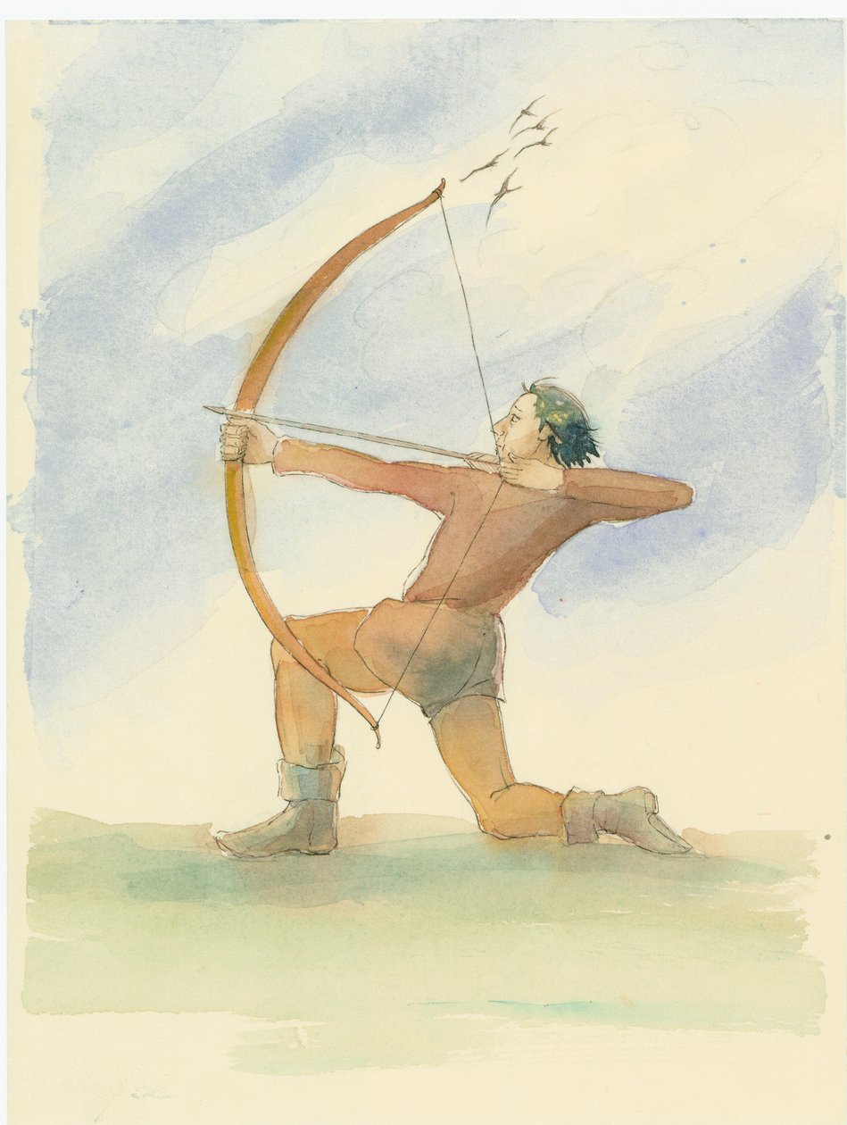 Bir ortaçağ okçusu, 2004. by Judith Dobie