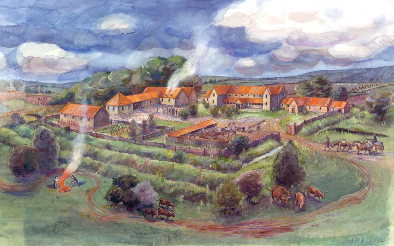 Gargrave Roman Villa, Kuzey Yorkshire by Judith Dobie